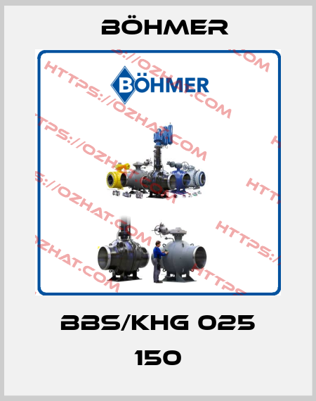 BBS/KHG 025 150 Böhmer