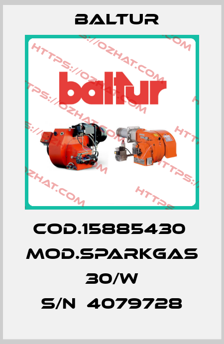 Cod.15885430  Mod.SPARKGAS 30/W S/N：4079728 Baltur