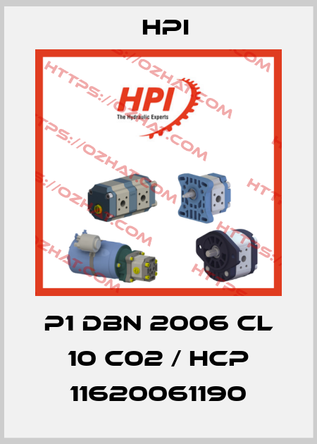 P1 DBN 2006 CL 10 C02 / HCP 11620061190 HPI