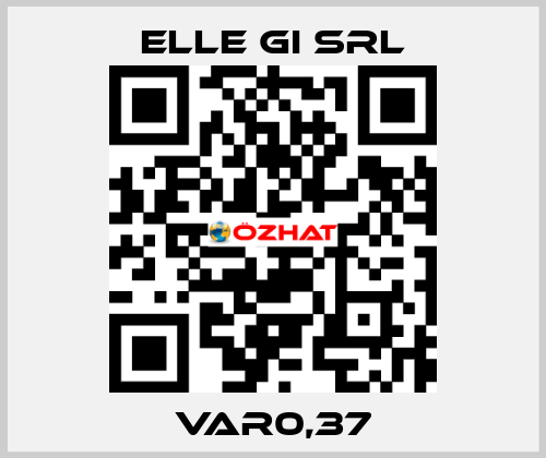 VAR0,37 ELLE GI SRL