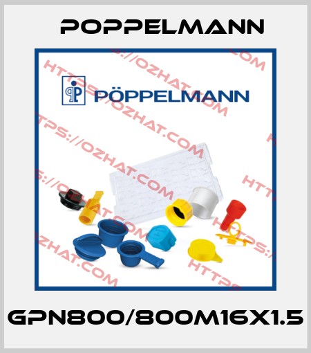 GPN800/800M16x1.5 Poppelmann
