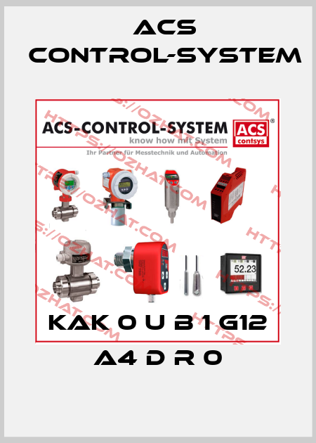 KAK 0 U B 1 G12 A4 D R 0 Acs Control-System