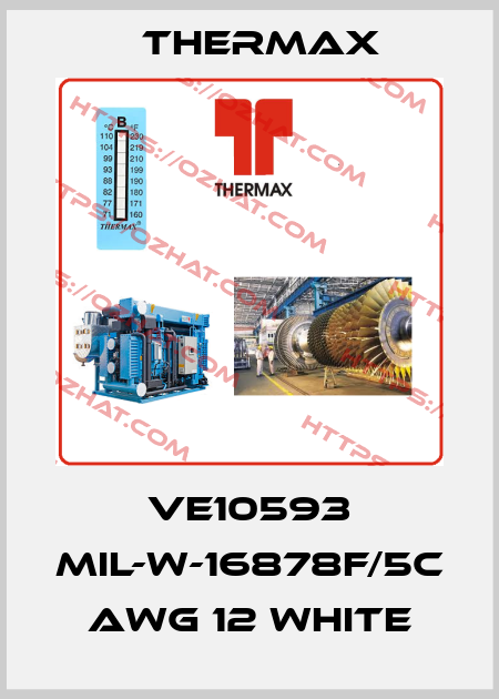 VE10593 MIL-W-16878F/5C AWG 12 WHITE Thermax