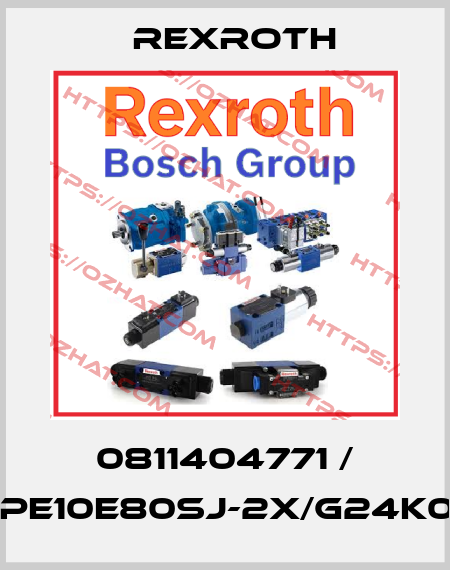 0811404771 / 4WRPE10E80SJ-2X/G24K0/A1M Rexroth