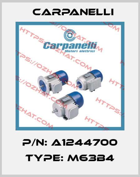 P/N: A1244700 TYPE: M63B4 Carpanelli