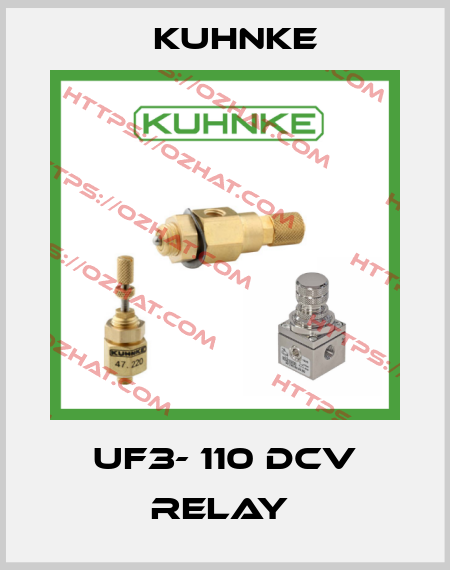 UF3- 110 DCV RELAY  Kuhnke