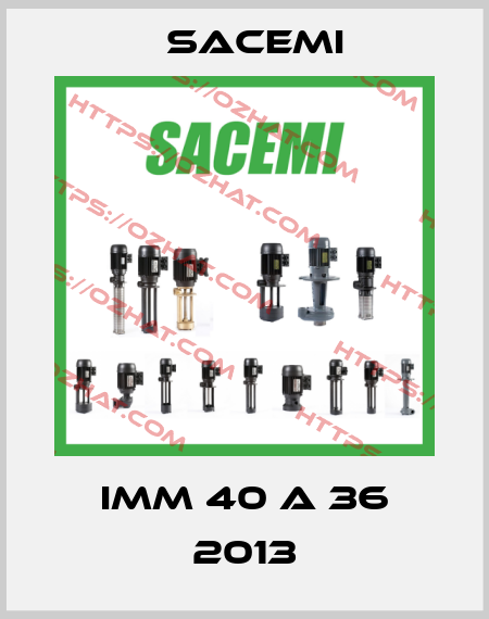 IMM 40 A 36 2013 Sacemi