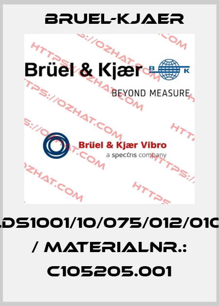 ds822.ds1001/10/075/012/010/000/0 / MaterialNr.: C105205.001 Bruel-Kjaer