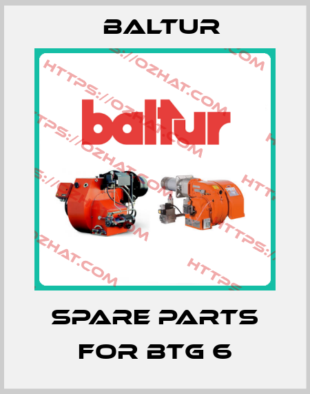 spare parts for BTG 6 Baltur