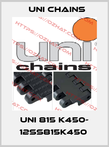 UNI 815 K450- 12SS815K450  Uni Chains