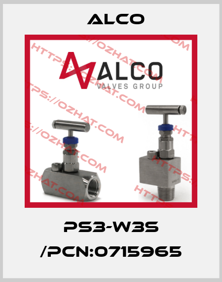 PS3-W3S /PCN:0715965 Alco