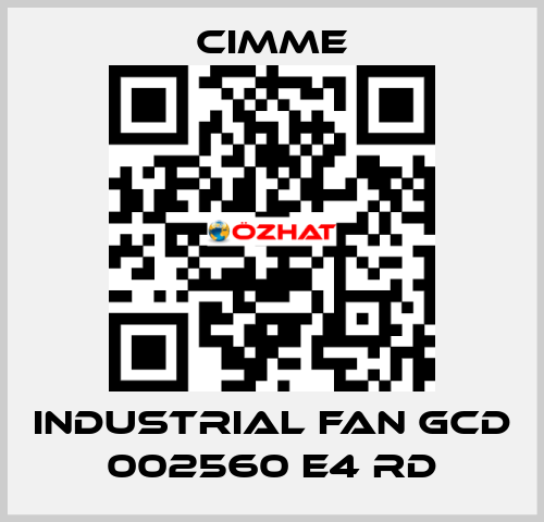 Industrial Fan GCD 002560 E4 RD Cimme
