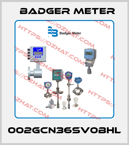 002GCN36SV0BHL Badger Meter