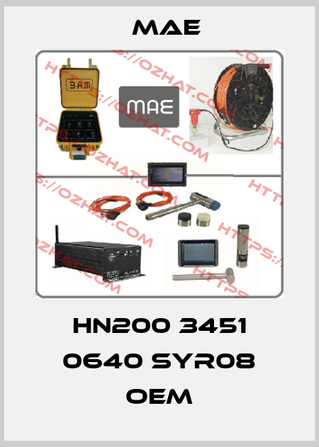 HN200 3451 0640 SYR08 OEM Mae