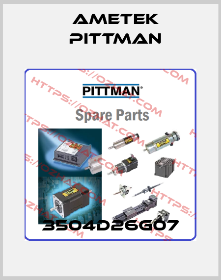 3504D26G07 Ametek Pittman