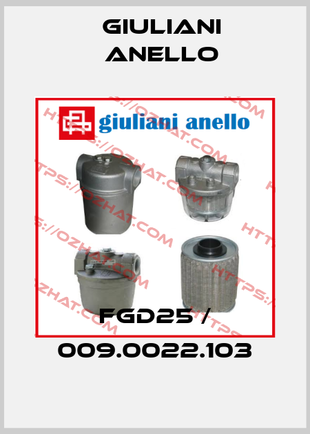 FGD25 / 009.0022.103 Giuliani Anello