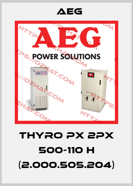 Thyro PX 2PX 500-110 H (2.000.505.204) AEG