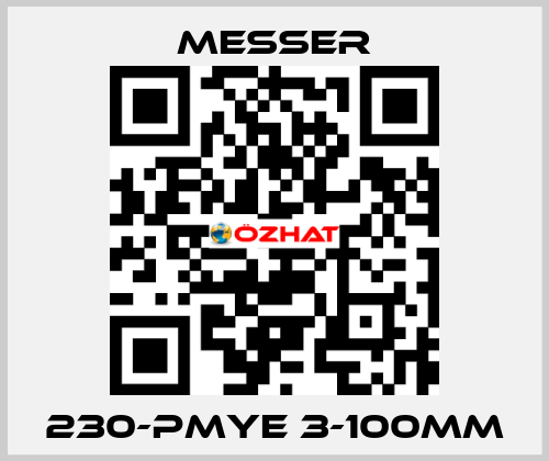 230-PMYE 3-100mm Messer