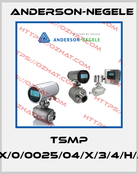 TSMP /T05/X/0/0025/04/X/3/4/H/M12/4 Anderson-Negele