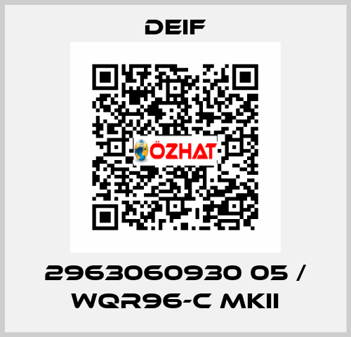 2963060930 05 / WQR96-C MKII Deif