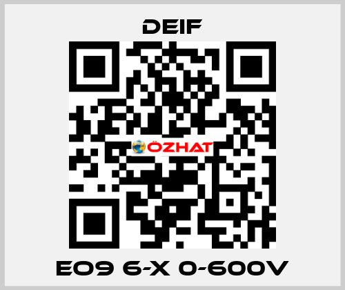 Eo9 6-x 0-600V Deif