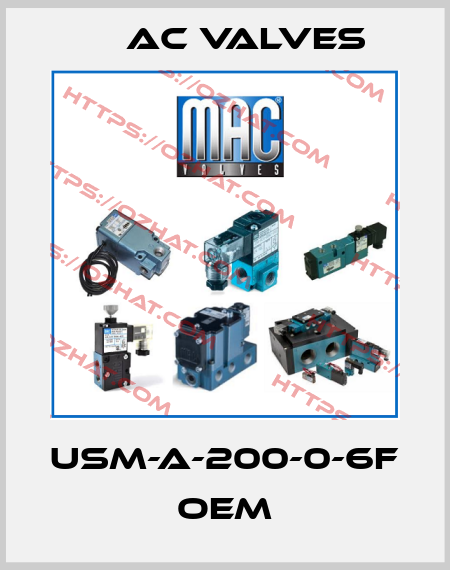 USM-A-200-0-6F    oem МAC Valves