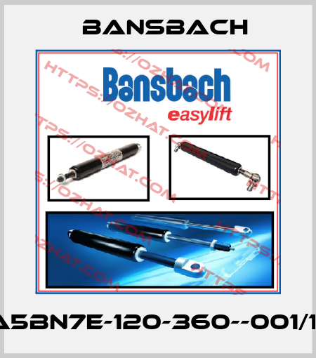 W0A5BN7E-120-360--001/190N Bansbach