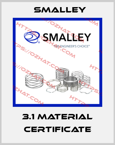 3.1 material certificate SMALLEY