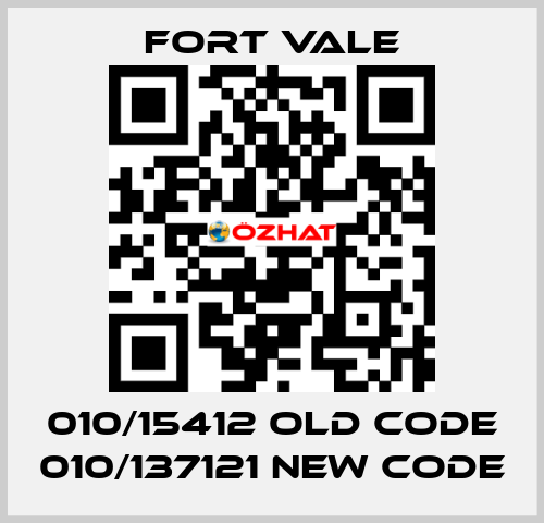 010/15412 old code 010/137121 new code Fort Vale