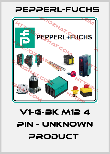 V1-G-BK M12 4 PIN - UNKNOWN PRODUCT  Pepperl-Fuchs
