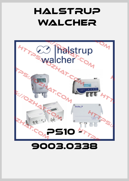 PS10 - 9003.0338 Halstrup Walcher