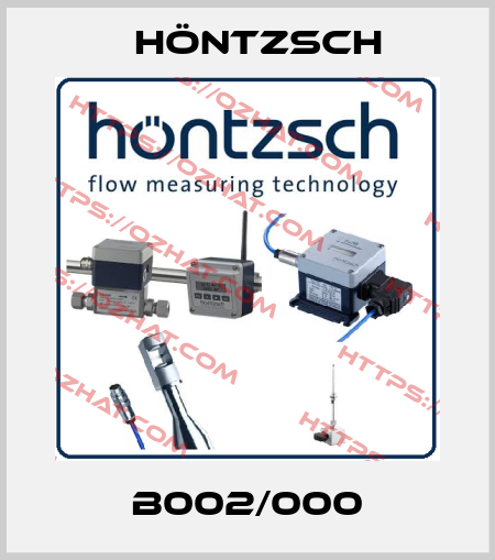 B002/000 Höntzsch
