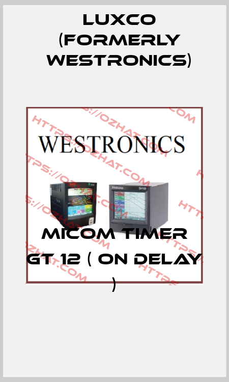 MICOM TIMER GT 12 ( ON DELAY ) Luxco (formerly Westronics)