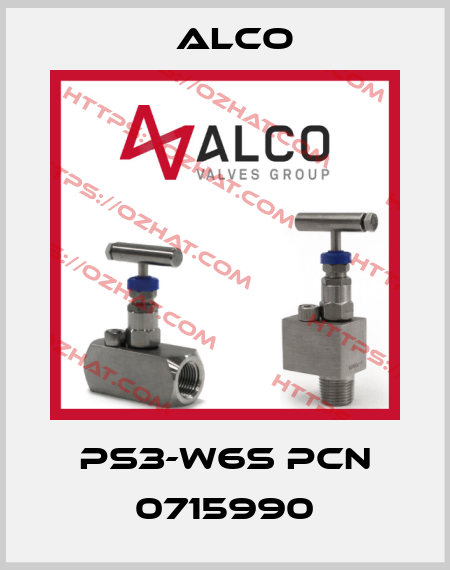 PS3-W6S PCN 0715990 Alco