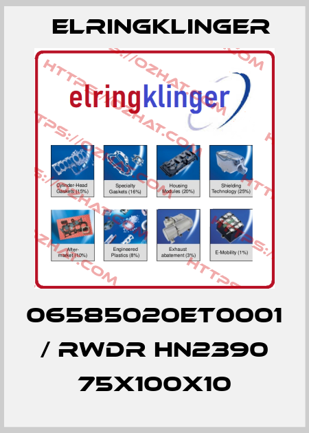 06585020ET0001 / RWDR HN2390 75X100X10 ElringKlinger