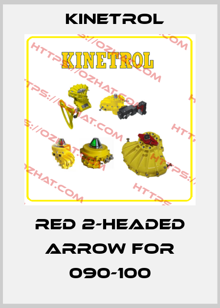 red 2-headed arrow for 090-100 Kinetrol