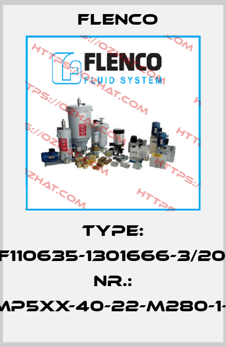 Type: 1SF110635-1301666-3/2013; Nr.: FLMMP5Xx-40-22-M280-1-APE1 Flenco