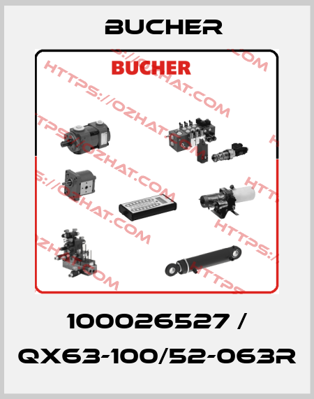 100026527 / QX63-100/52-063R Bucher