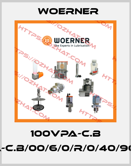 100VPA-C.B (VPA-C.B/00/6/0/R/0/40/90/90) Woerner