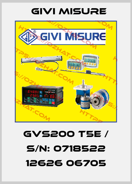 GVS200 T5E / S/N: 0718522 12626 06705 Givi Misure