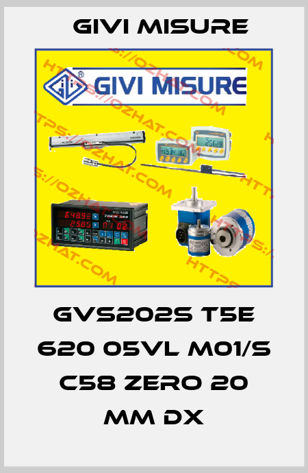 GVS202S T5E 620 05VL M01/S C58 Zero 20 mm dx Givi Misure