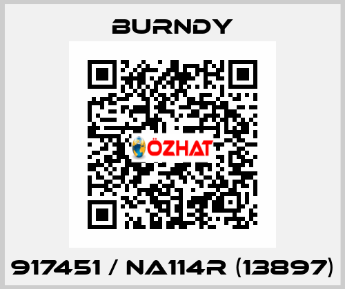 917451 / NA114R (13897) Burndy