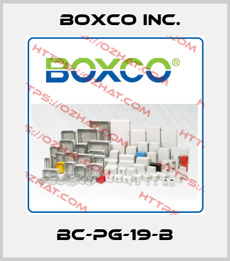 BC-PG-19-B BOXCO Inc.
