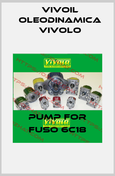 pump for Fuso 6C18 Vivoil Oleodinamica Vivolo