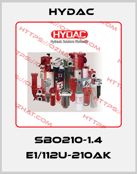 SBO210-1.4 E1/112U-210AK Hydac