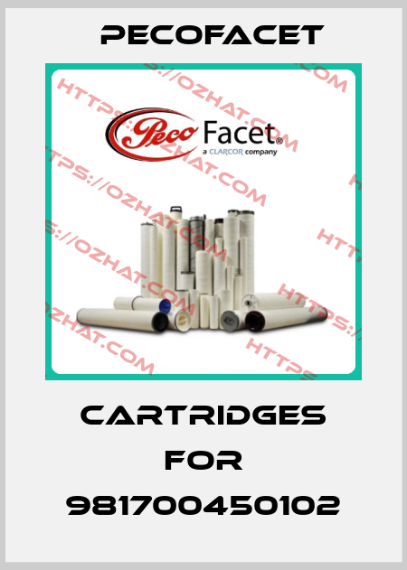 Cartridges for 981700450102 PECOFacet