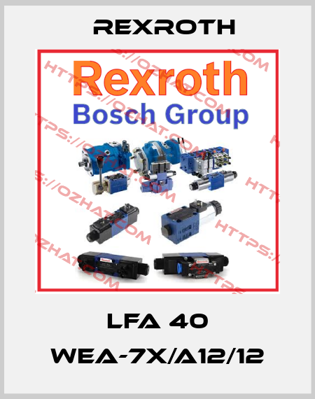 LFA 40 WEA-7X/A12/12 Rexroth