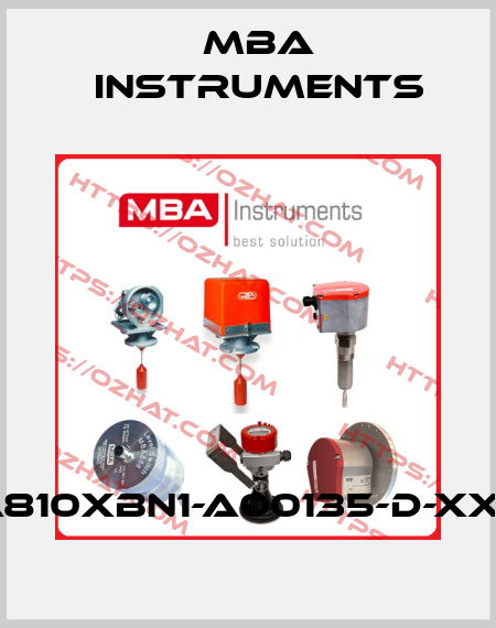 MBA810XBN1-A00135-D-XXXXX MBA Instruments