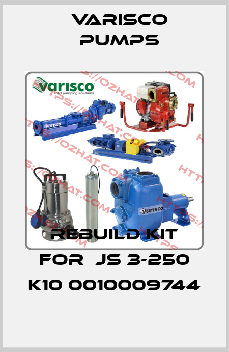 Rebuild kit for  JS 3-250 K10 0010009744 Varisco pumps