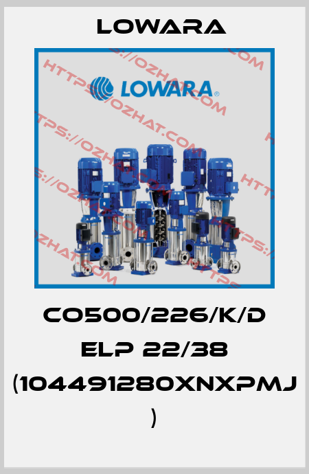 CO500/226/K/D ELP 22/38 (104491280XNXPMJ ) Lowara